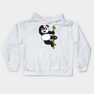 Panda with Bamboo Kids Hoodie